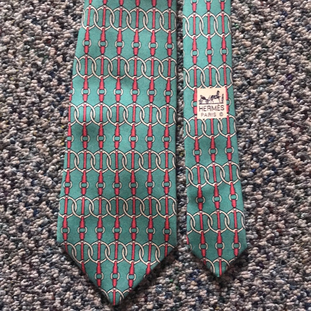 Vintage silk Hermès tie